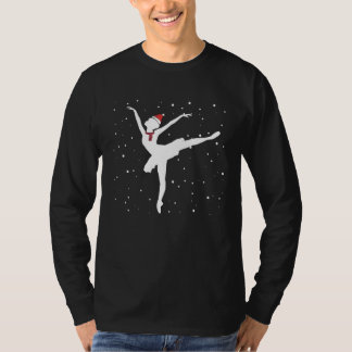 Christmas Ballet Costume Ballerina Silhouette Danc T Shirt