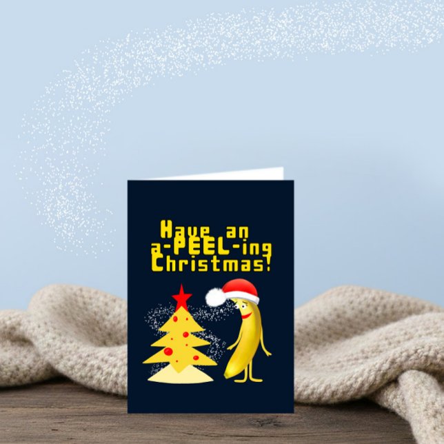 Christmas banana kort (Skapare uppladdad)