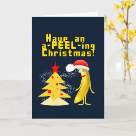 Christmas banana kort