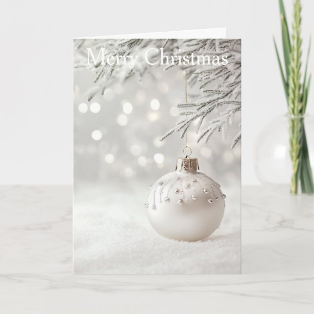 Christmas Bauble Helgkort (Framsida)