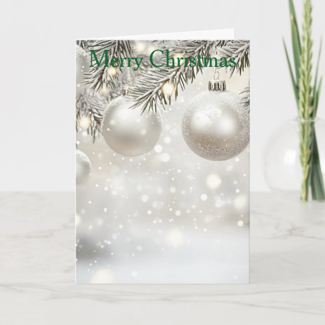 Christmas Bauble Helgkort (Framsida)