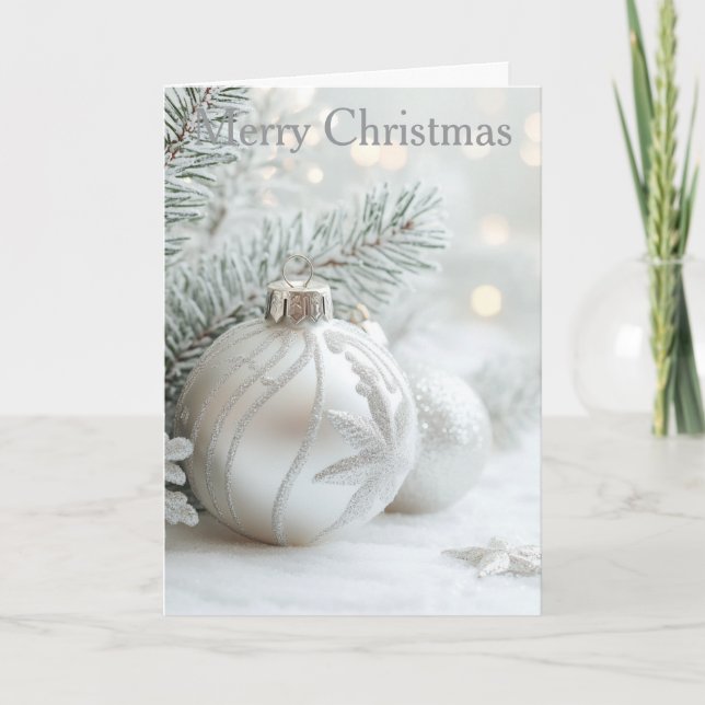 Christmas Bauble Helgkort (Framsida)