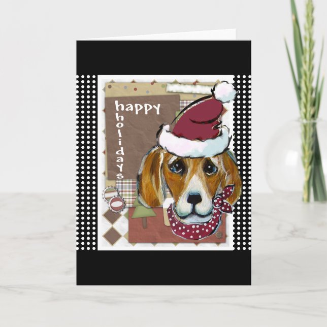 CHRISTMAS BEAGEL HELGKORT (Framsida)