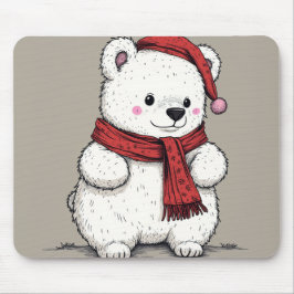 Christmas Bear Mouse Pad Musmatta