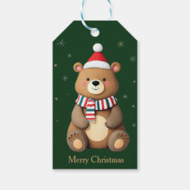 Christmas Bear Presentetikett