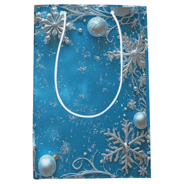 Christmas Beautiful Glitter Snowflakes Ornaments (Framsidan)