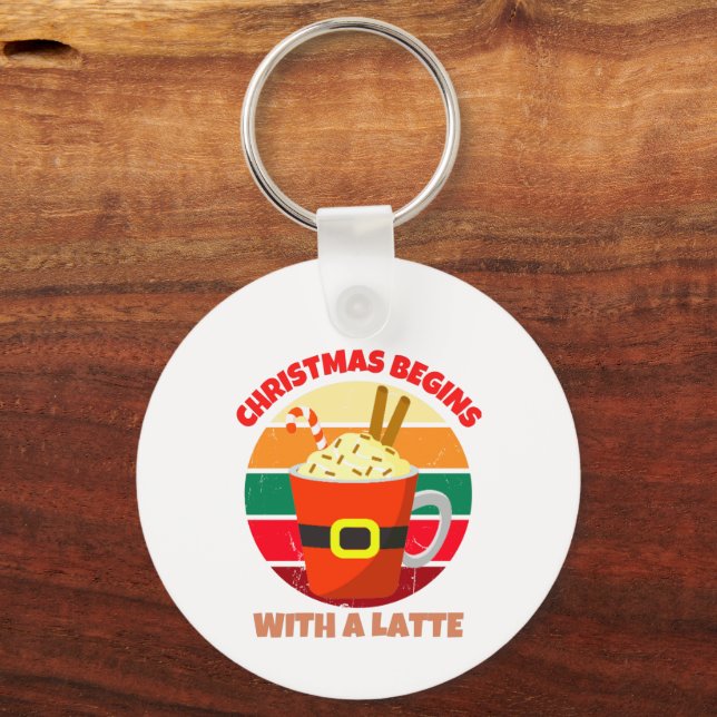 CHRISTMAS BEGINERAR MED EN LATTE NYCKELRING (Framsida)