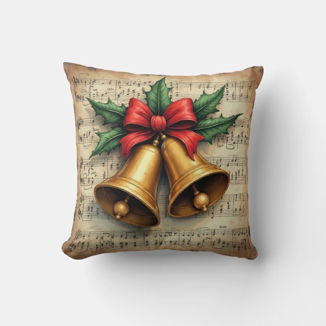 Christmas Bells on Sheet Music, Kudde (Framsida)