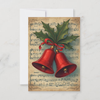 Christmas Bells Sheet Music Tack Kort