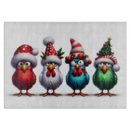 CHRISTMAS BIRDS Cutting Board