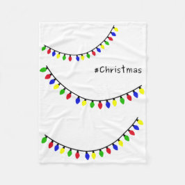 Christmas blanket fleecefilt