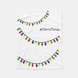 Christmas blanket fleecefilt