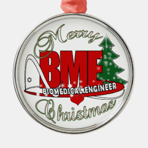 CHRISTMAS BME BIOMEDICAL INGENJÖR JULGRANSPRYDNAD METALL