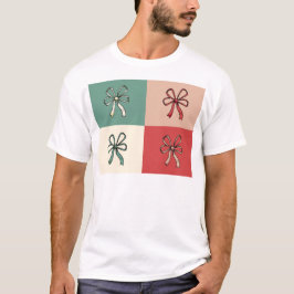 christmas bow conquette t shirt