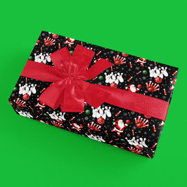 Christmas Bowling with Santa Claus Presentpapper