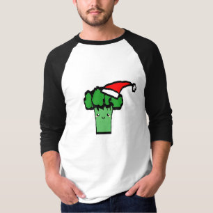 Christmas broccoli t shirt