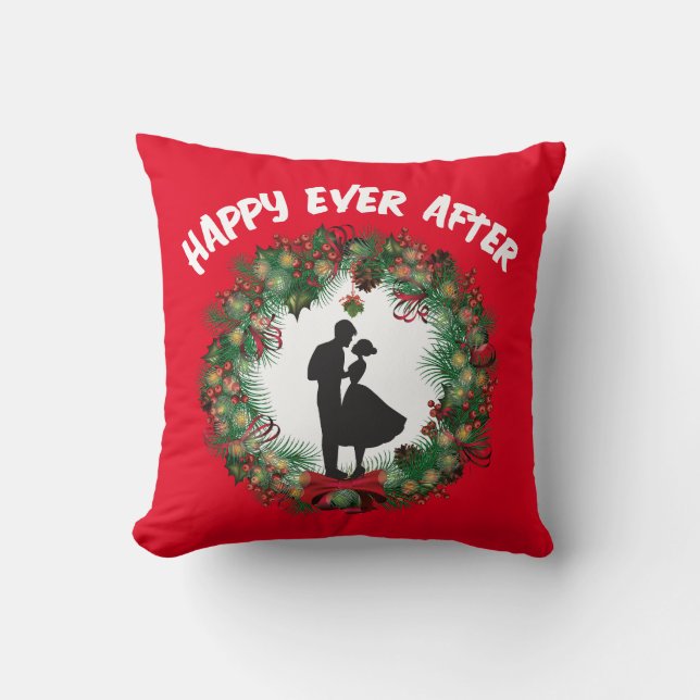 CHRISTMAS BRÖLLOP PILLOW PILLOWS KUDDE (Framsida)