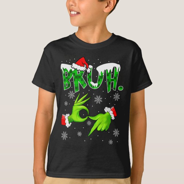 Christmas Bruh 67 Six Seven 6 7 Meme  T Shirt (Framsida)