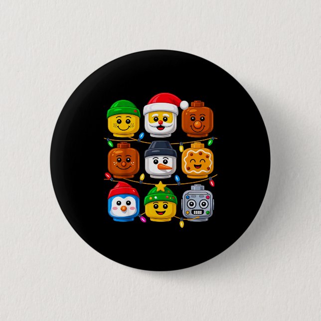 Christmas Building Crew Costume Master Builder Blo Knapp (Framsida)