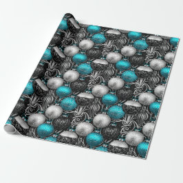 Christmas Bulbs Wrapping Paper Presentpapper