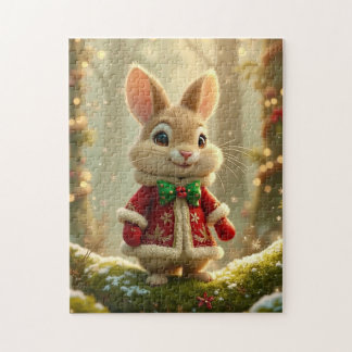 Christmas Bunny Puzzle Pussel