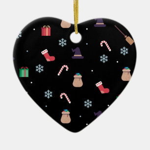 christmas buona anana julgransprydnad keramik