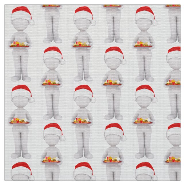 christmas burger Santa Tyg (Provkarta)