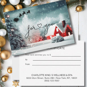 CHRISTMAS BUSINESS CERTIFICATE-gåva till dig