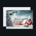 CHRISTMAS BUSINESS CERTIFICATE-gåva till dig<br><div class="desc">En underbar juldesign. Lägg till data, logotyp, företagsinformation och bilder i minuter. Sprid julhelgens glädje med det här charmerande, anpassade julaffärsgåvobeviset. Med en mysigt, snö-fylld vinterscen med en charmerande kabin, ljus och jultomtens sligh som flyger över natten i himmel, är det här presentcertifikatet perfekt för ge en varm och välkomnande...</div>
