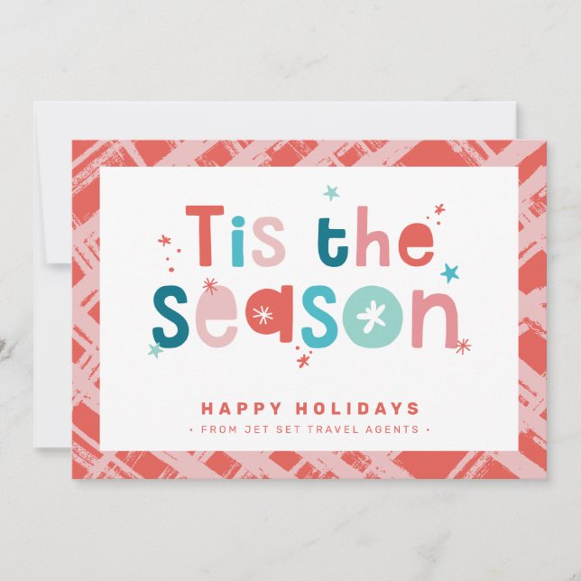 CHRISTMAS BUSINESS THANKS är säsongofferten Inbjudningar (Framsida)