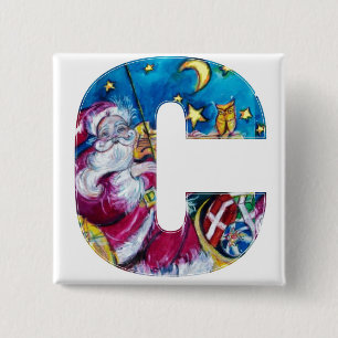 CHRISTMAS C BREV / INSPIRED SANTA MONOGRAM KNAPP