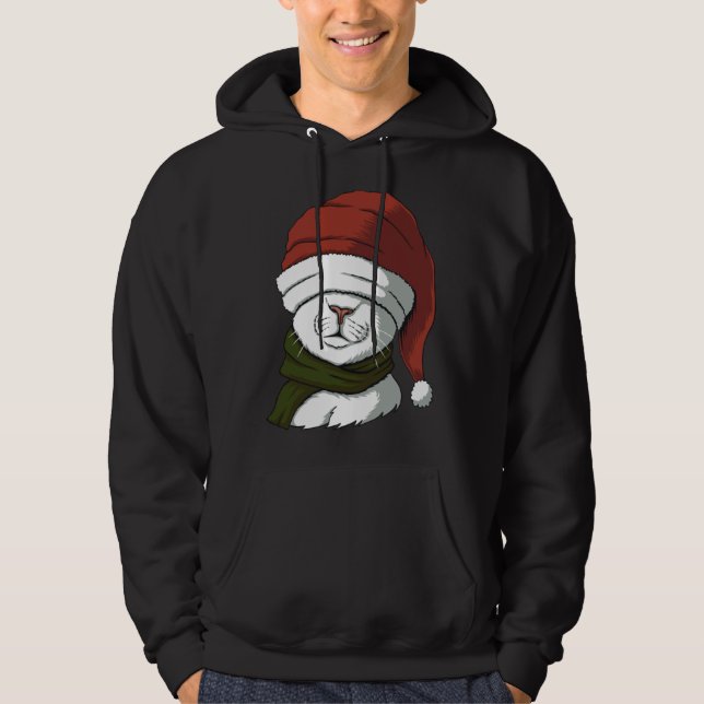 Christmas Ca   for Cat  Cat Hoodie (Framsida)