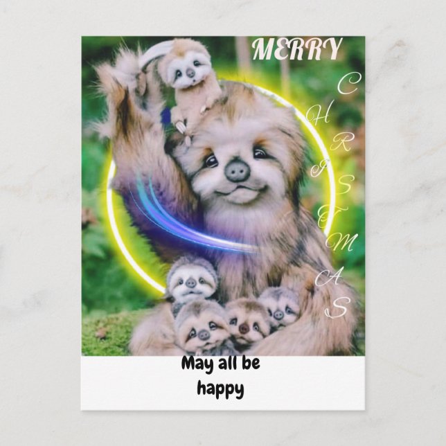 CHRISTMAS CAD VYKORT (Framsida)