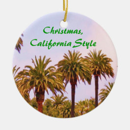 CHRISTMAS CALIFORNIA STIL ornament