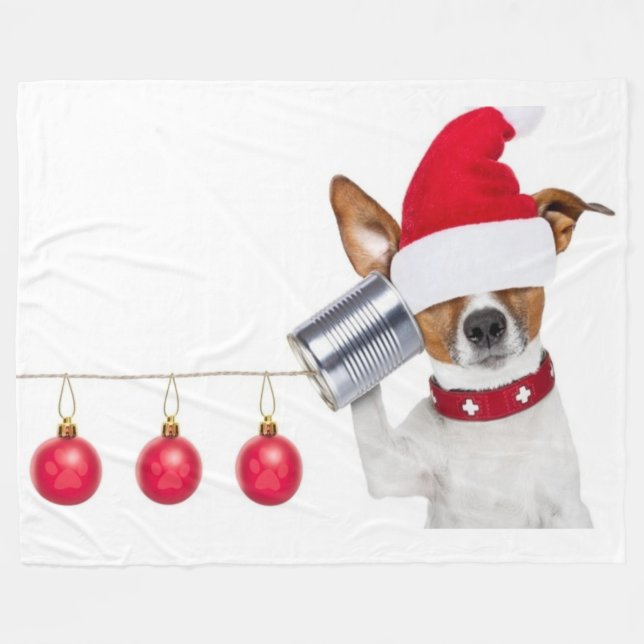 CHRISTMAS CALL FLEECEFILT (Framsidan (Horisontell))