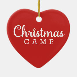 Christmas Camp Ornaments | Christmas Ornaments  Julgransprydnad Keramik