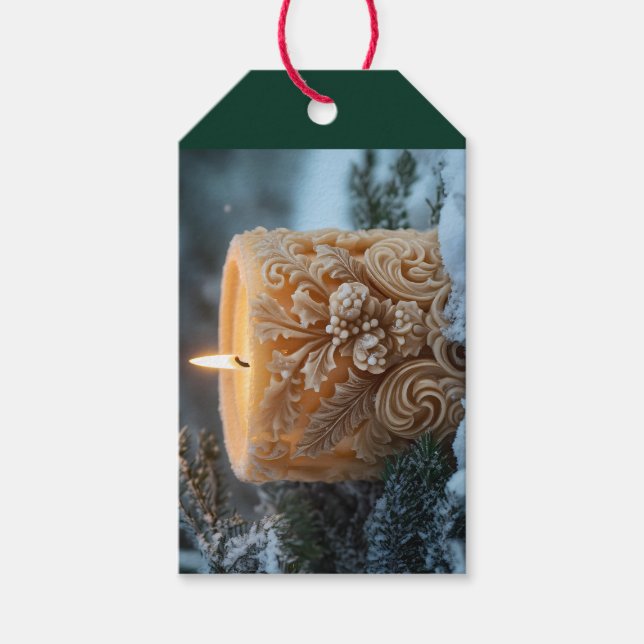 Christmas Candle Presentetikett (Framsidan)