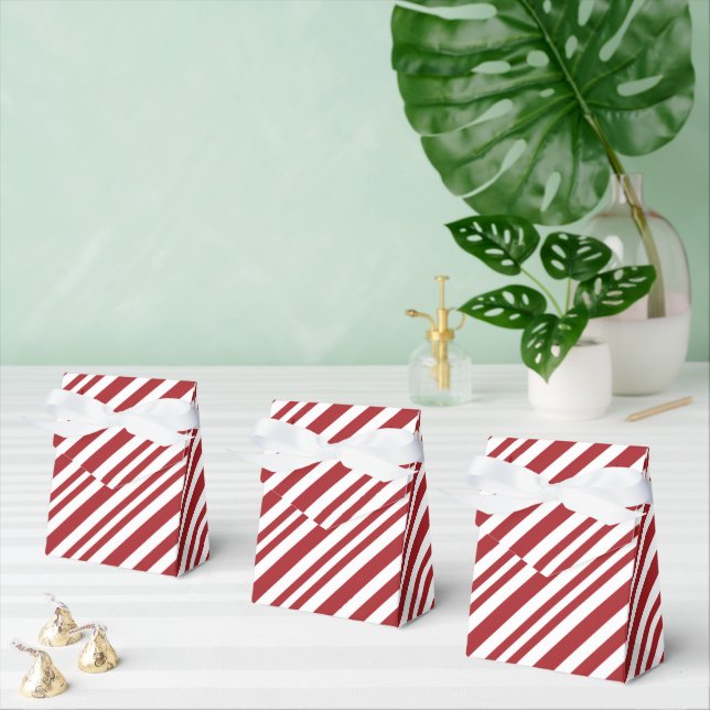 Christmas Candy Cane Stripes Presentaskar (Multipel)