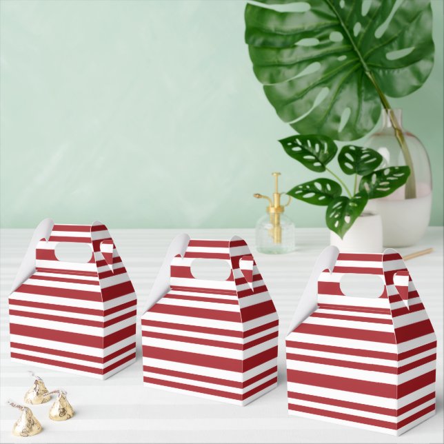 Christmas Candy Cane Stripes Presentaskar (Multipel)