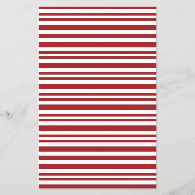 Christmas Candy Cane Stripes Scrapbook Paper (Framsida)