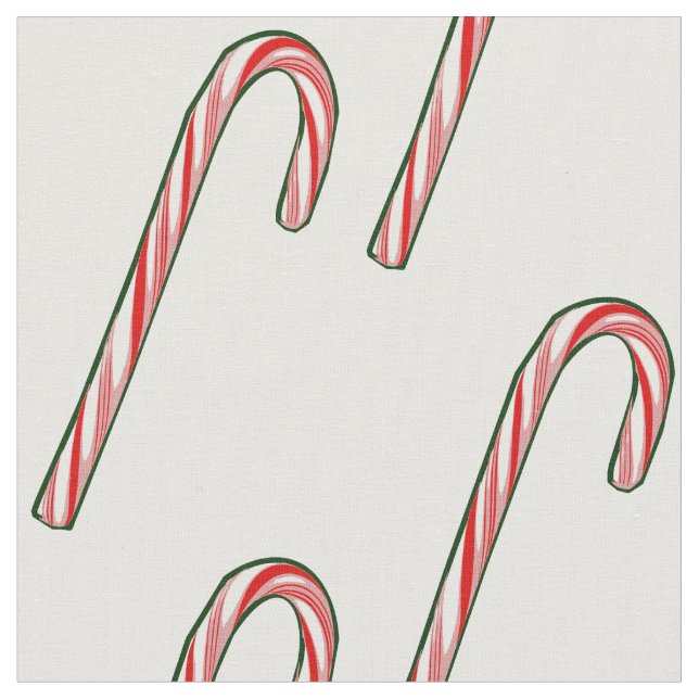 christmas candy cane tyg (Närbild)