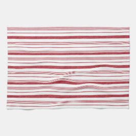 Christmas Candy Striped Kitchen Towels Kökshandduk