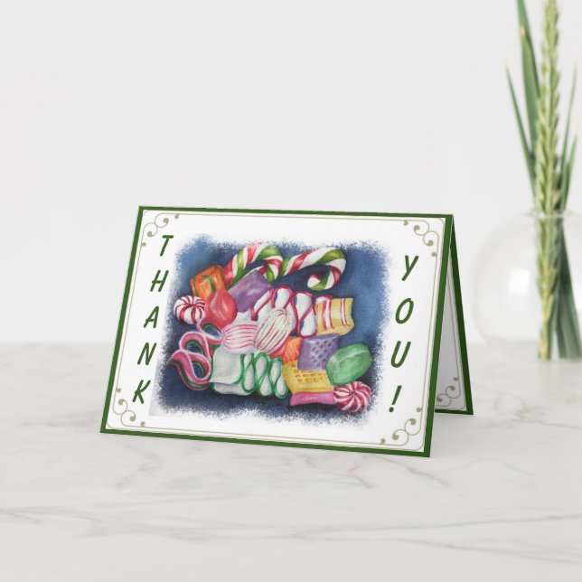 CHRISTMAS CANDY TACK KORT (Framsida)