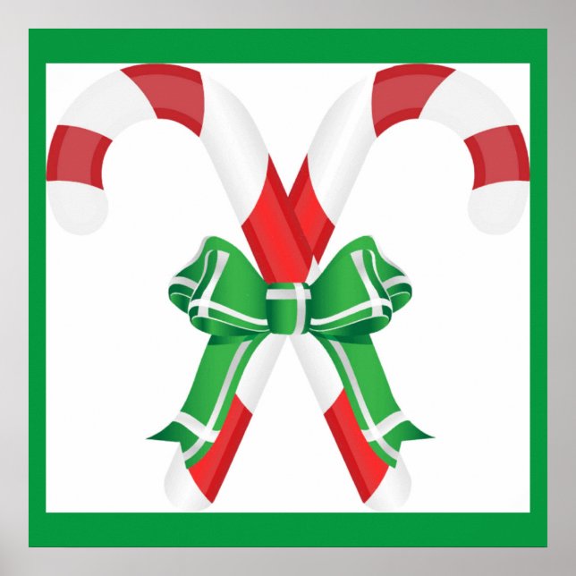 CHRISTMAS CANDYCANES POSTER (Framsidan)