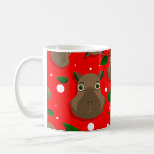 christmas Capybara Kaffemugg