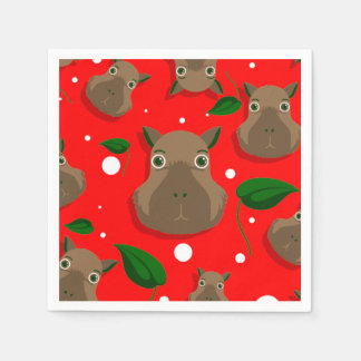 christmas Capybara Pappersservett