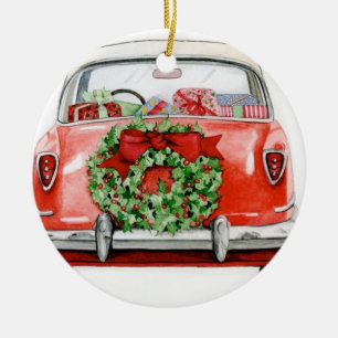 CHRISTMAS CAR TRÄD ORNAMENT