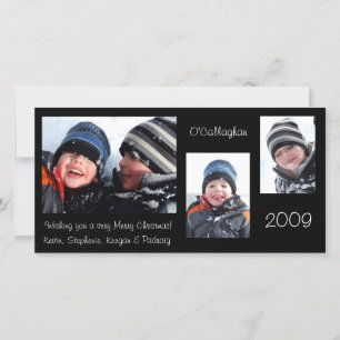 Christmas Card - Black Julkort
