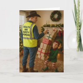Christmas card - Elf & Safety Kort