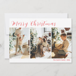 Christmas Card Inbjudningar